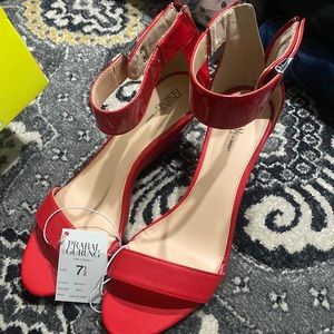 Prabal Gurung for Target NWT red wedge sandals